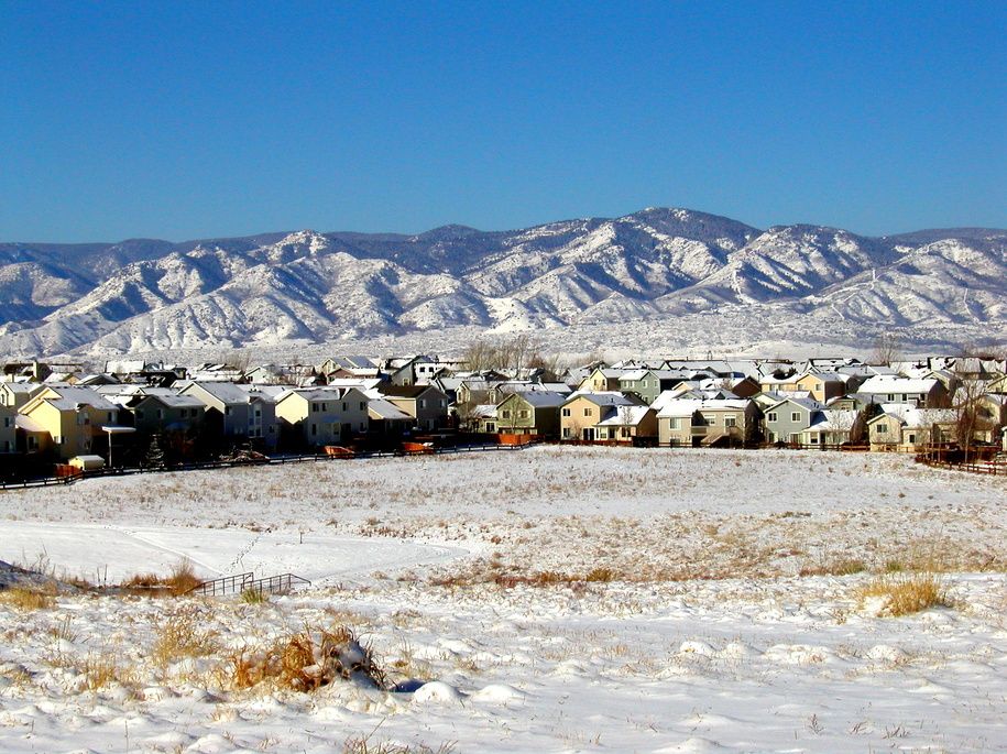 Highlands Ranch Colorado in the Winter