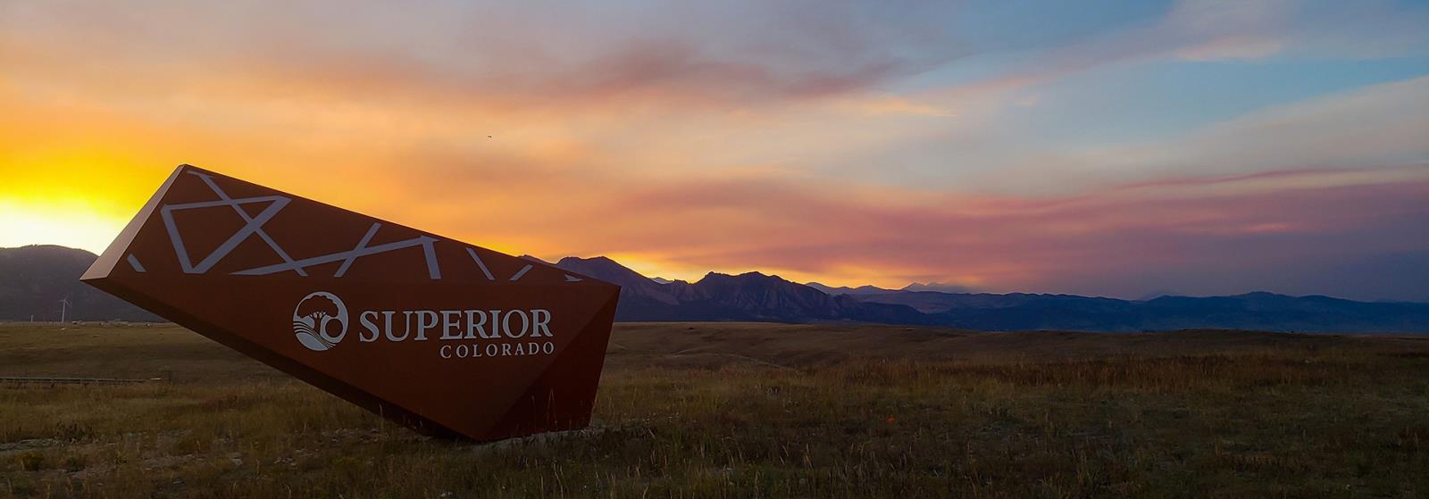 Welcome to Superior Colorado Sign