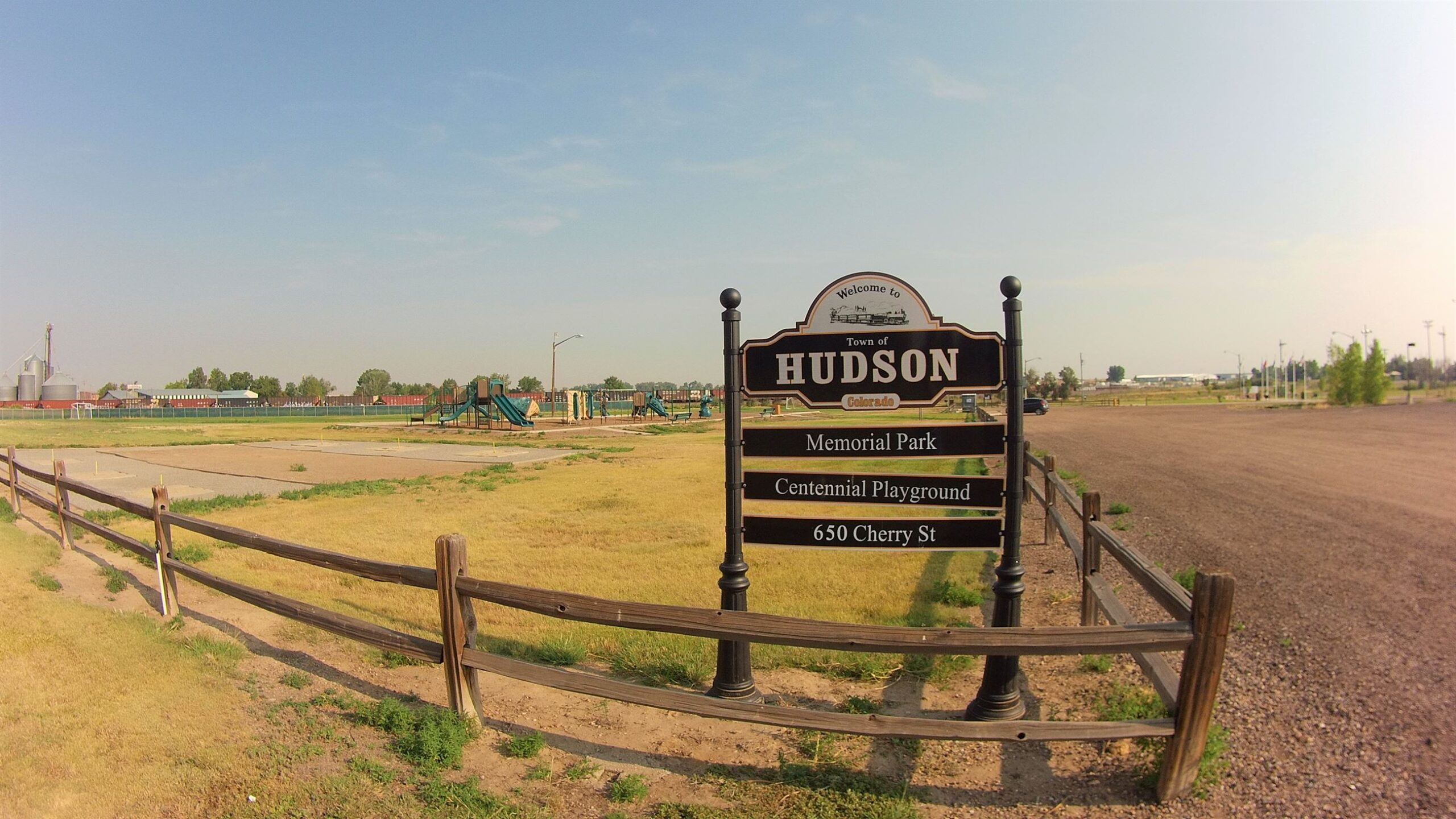 Ranch Sign in Hudson Colorado