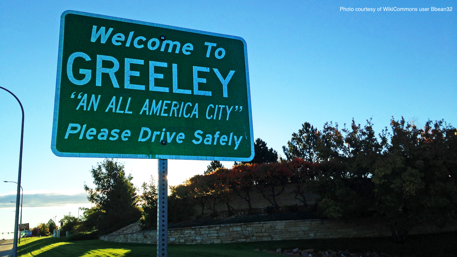 Welcome to Greeley Colorado Sign