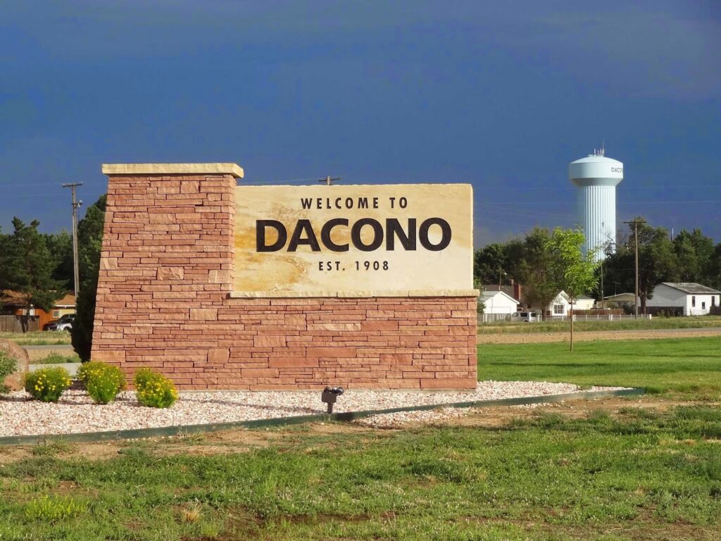 Dacono Colorado Sign