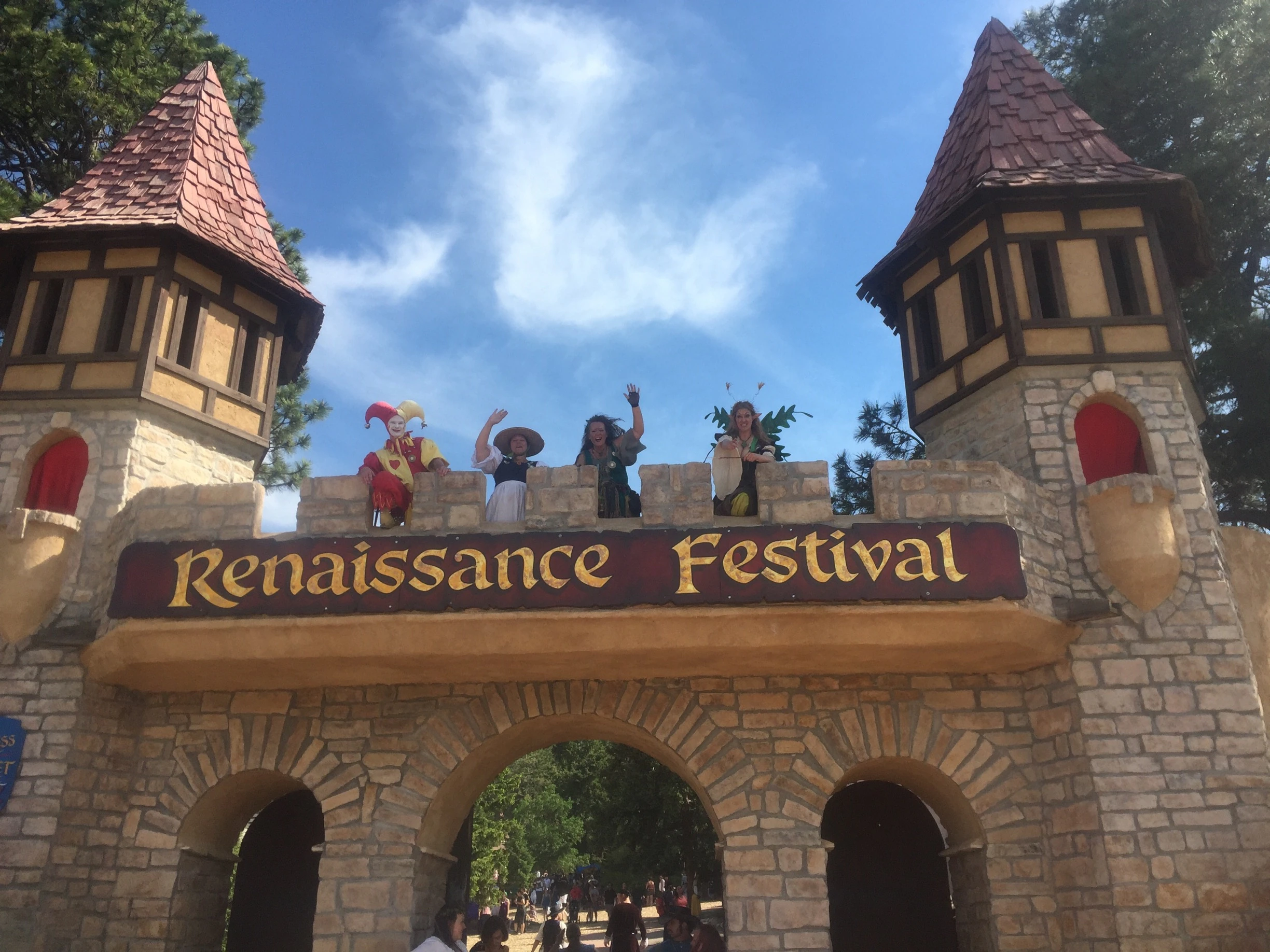 Renaissance Festival in Larkspur Colorado