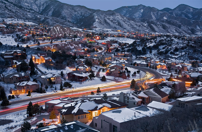 Roxborough Park Colorado in the Winter